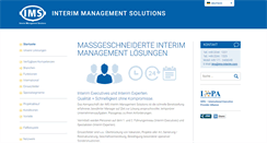 Desktop Screenshot of ims-interim.com